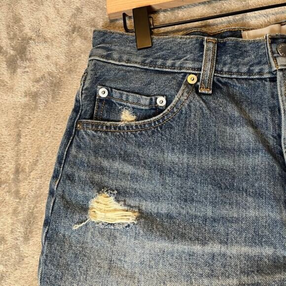 Everlane The Relaxed 90s Shorts Organic Cotton Size 27 - Picture 3 of 6